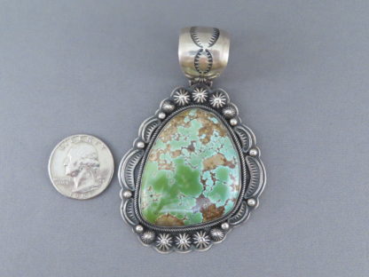 Carico Lake Turquoise Navajo Pendant