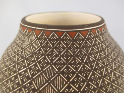Acoma Pottery Jar by Rebecca Lucario