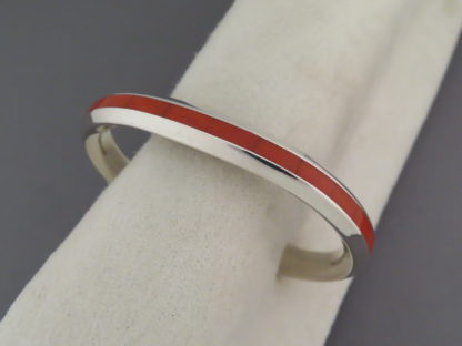 Troy Natachu Coral Inlay Bracelet