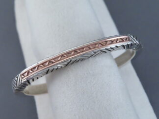 Sterling Silver & 14k Gold Cuff Bracelet by Jennifer Curtis