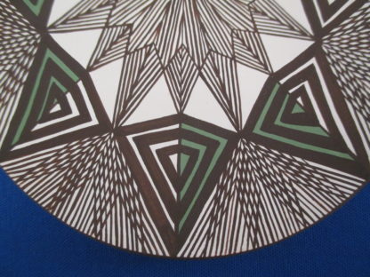 Acoma Pottery Plate with Butterfly