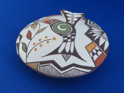 Seed Pot with Hummingbird – Acoma Pueblo Pottery by Carolyn Concho