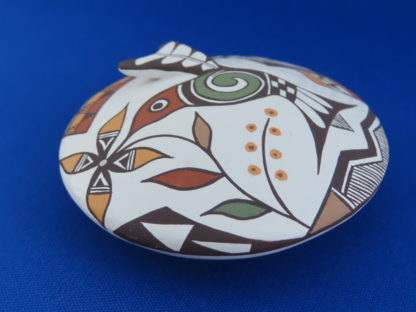 Seed Pot with Hummingbird – Acoma Pueblo Pottery by Carolyn Concho