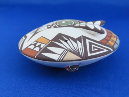 Seed Pot with Hummingbird – Acoma Pueblo Pottery by Carolyn Concho