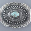 Dry Creek Turquoise Navajo Belt Buckle