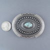 Dry Creek Turquoise Navajo Belt Buckle
