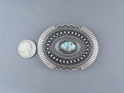 Dry Creek Turquoise Navajo Belt Buckle