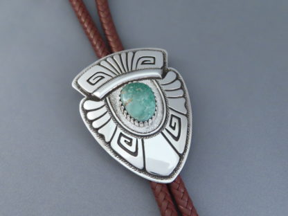 Royston Turquoise Bolo Tie by Leonard Gene