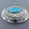 Morenci Turquoise Belt Buckle