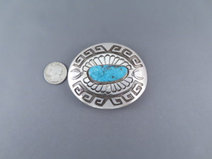 Morenci Turquoise Belt Buckle