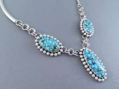 Kingman Turquoise Necklace by Artie Yellowhorse