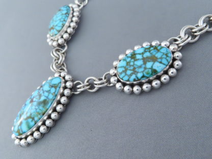 Kingman Turquoise Necklace by Artie Yellowhorse