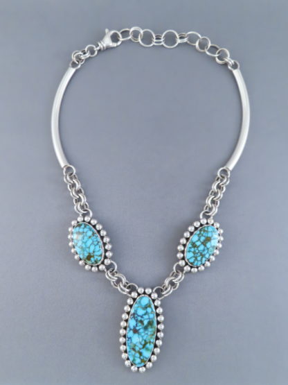 Kingman Turquoise Necklace by Artie Yellowhorse