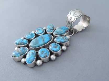 Kingman Turquoise Pendant by Bea Tom