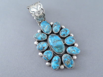 Kingman Turquoise Pendant by Bea Tom