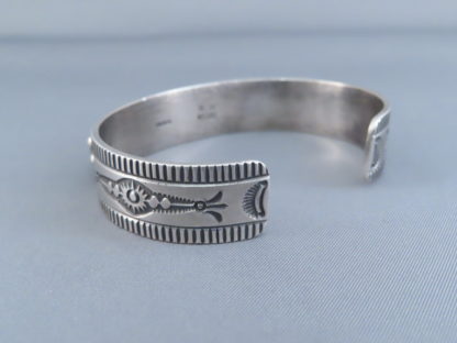 Number 8 Turquoise Bracelet by Fritson Toledo (Navajo)