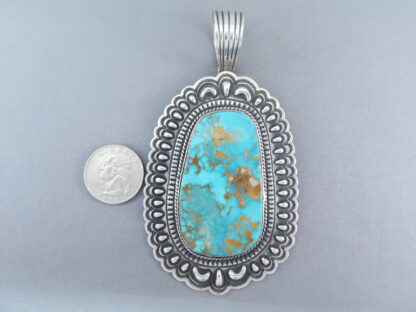 LARGE Royston Turquoise Pendant