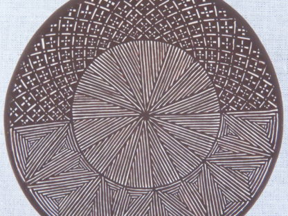 Smaller Rebecca Lucario Acoma Pottery Plate