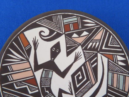 Smaller Acoma Pottery Plate by Rebecca Lucario