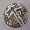 Seed Pot with Dragonfly – Acoma Pottery by Carolyn Concho