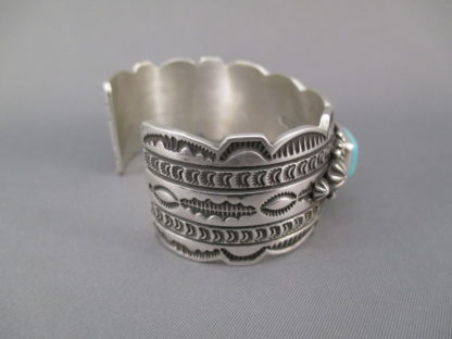 Sterling Silver Kingman Turquoise Bracelet