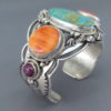 Turquoise & Spiny Oyster Shell Cuff Bracelet