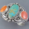 Turquoise & Spiny Oyster Shell Cuff Bracelet
