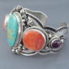 Turquoise & Spiny Oyster Shell Cuff Bracelet