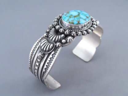 Sterling Silver Kingman Turquoise Bracelet