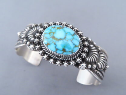 Sterling Silver Kingman Turquoise Bracelet