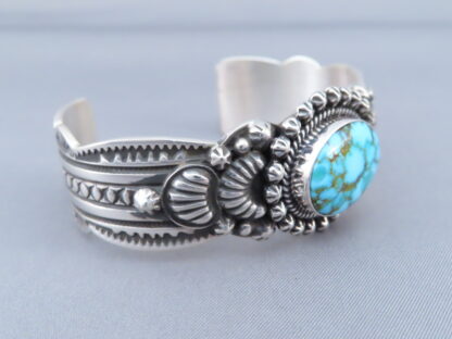Sterling Silver Kingman Turquoise Bracelet