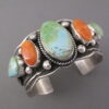 Spiny Oyster Shell & Sonoran Gold Turquoise Bracelet