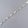 Multi-Stone Inlay Link Bracelet (Wavy)