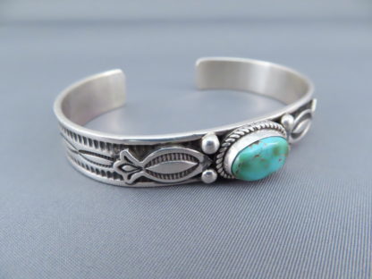 Royston Turquoise Cuff Bracelet by Albert Jake
