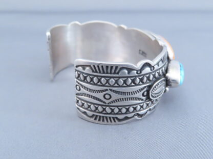 Spiny Oyster Shell & Riviera Turquoise Bracelet