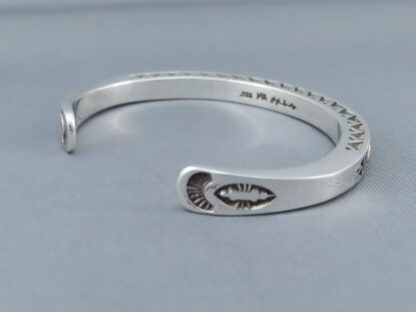 Lyle Secatero Silver & Gold Cuff Bracelet