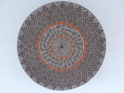Amanda Lucario Acoma Pottery Plate