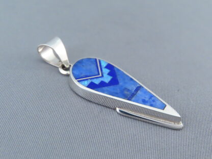 Multi-Stone Inlay Pendant with Lapis & Opal