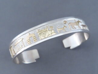 Gold & Silver ‘Storyteller’ Bracelet by Robert Taylor