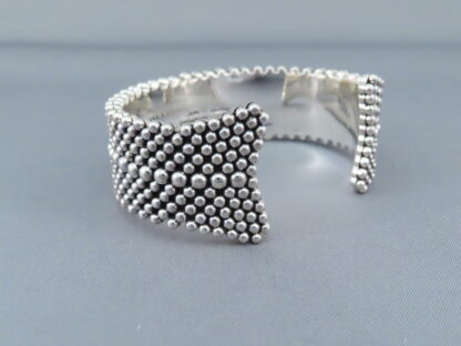 Impressive Yellowhorse Sterling Silver Cuff Bracelet