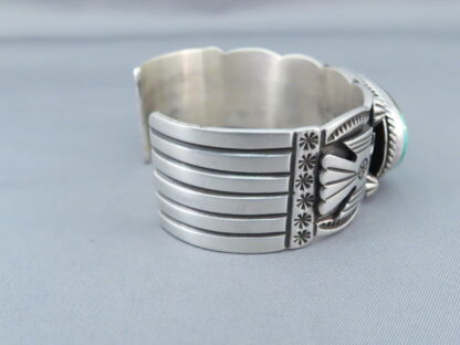 Sterling Silver & Royston Turquoise Cuff Bracelet