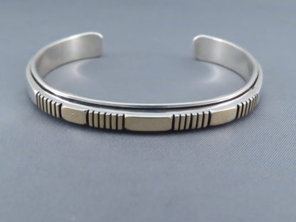 Gold & Silver Cuff Bracelet by Johnathan Nez