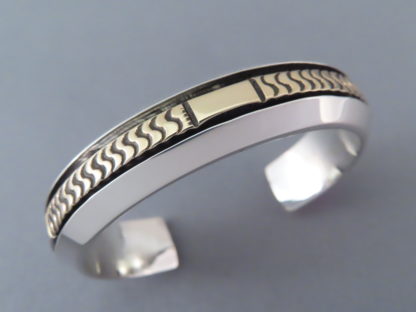 Leonard Nez Gold & Silver Cuff Bracelet