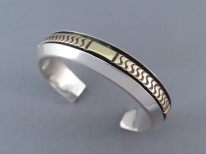 Leonard Nez Gold & Silver Cuff Bracelet