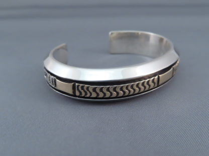 Leonard Nez Gold & Silver Cuff Bracelet