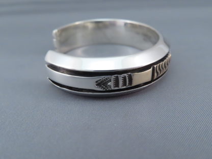 Leonard Nez Gold & Silver Cuff Bracelet