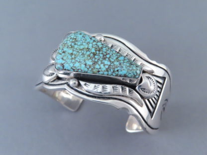 Nevada Blue Turquoise Cuff Bracelet by Steven J. Begay