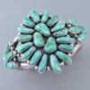 Fox Turquoise Cluster Bracelet
