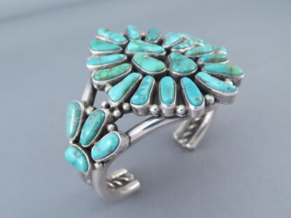 Fox Turquoise Cluster Bracelet