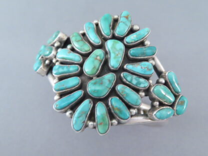 Fox Turquoise Cluster Bracelet